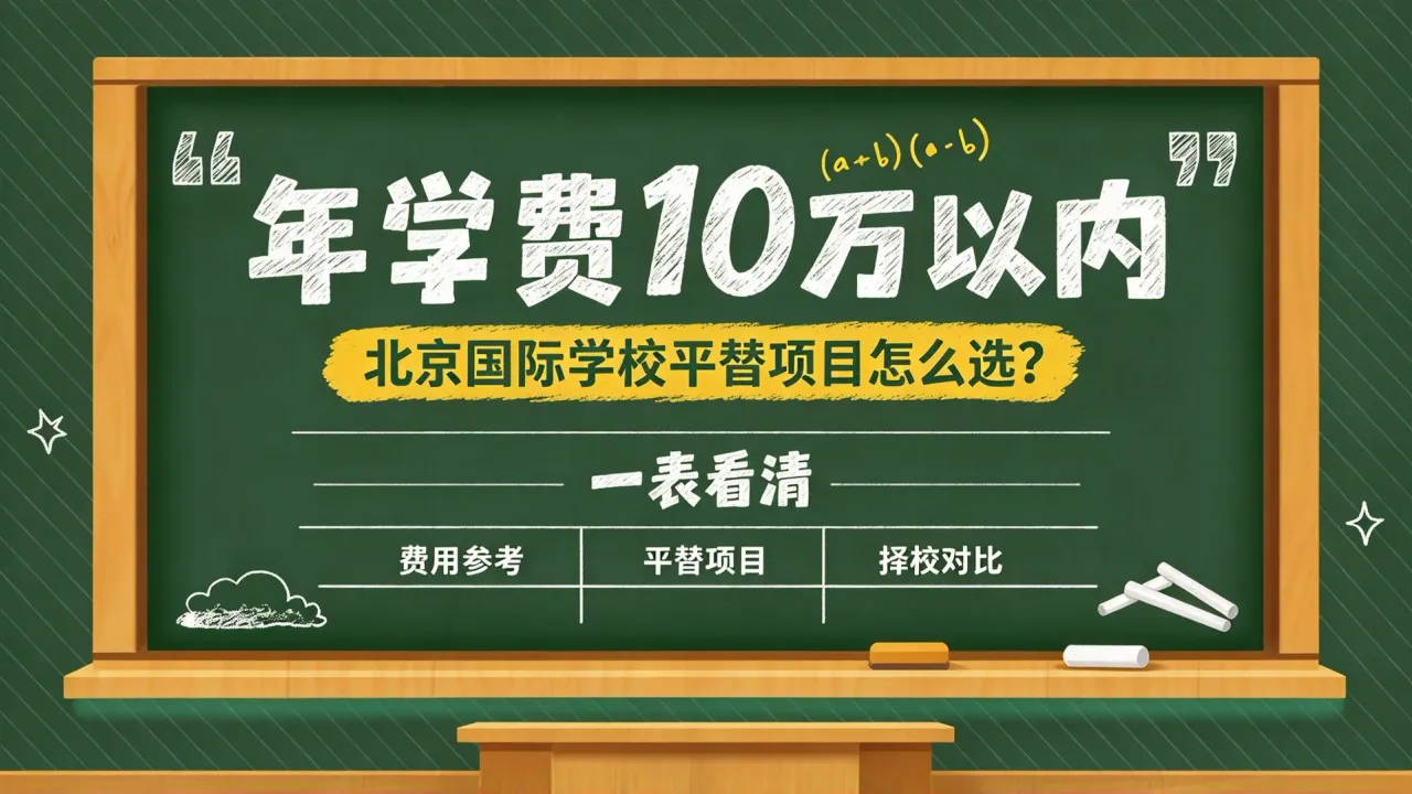 年学费10万以内北京国际学校平替项目怎么选?一表看清