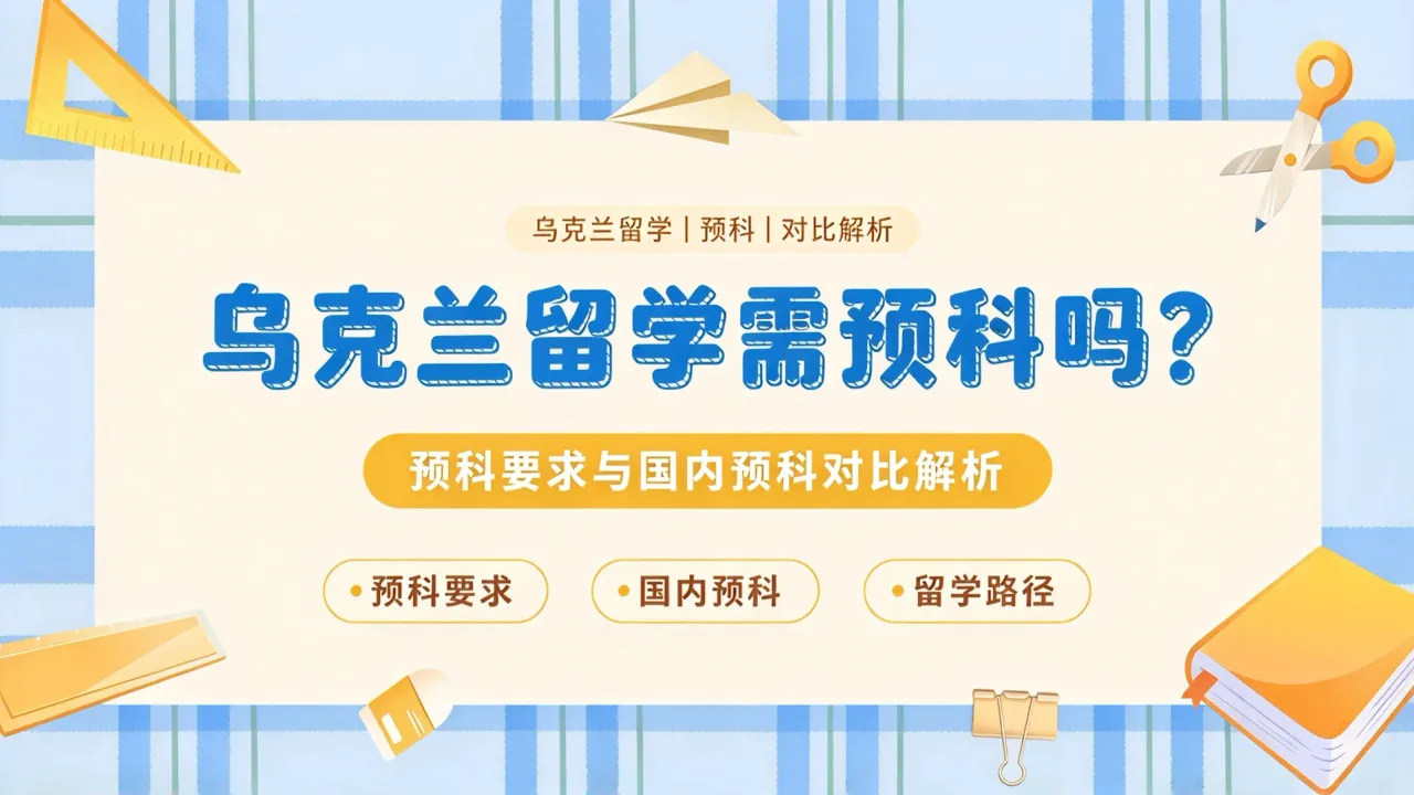 乌克兰留学需预科吗？预科要求与国内预科对比解析