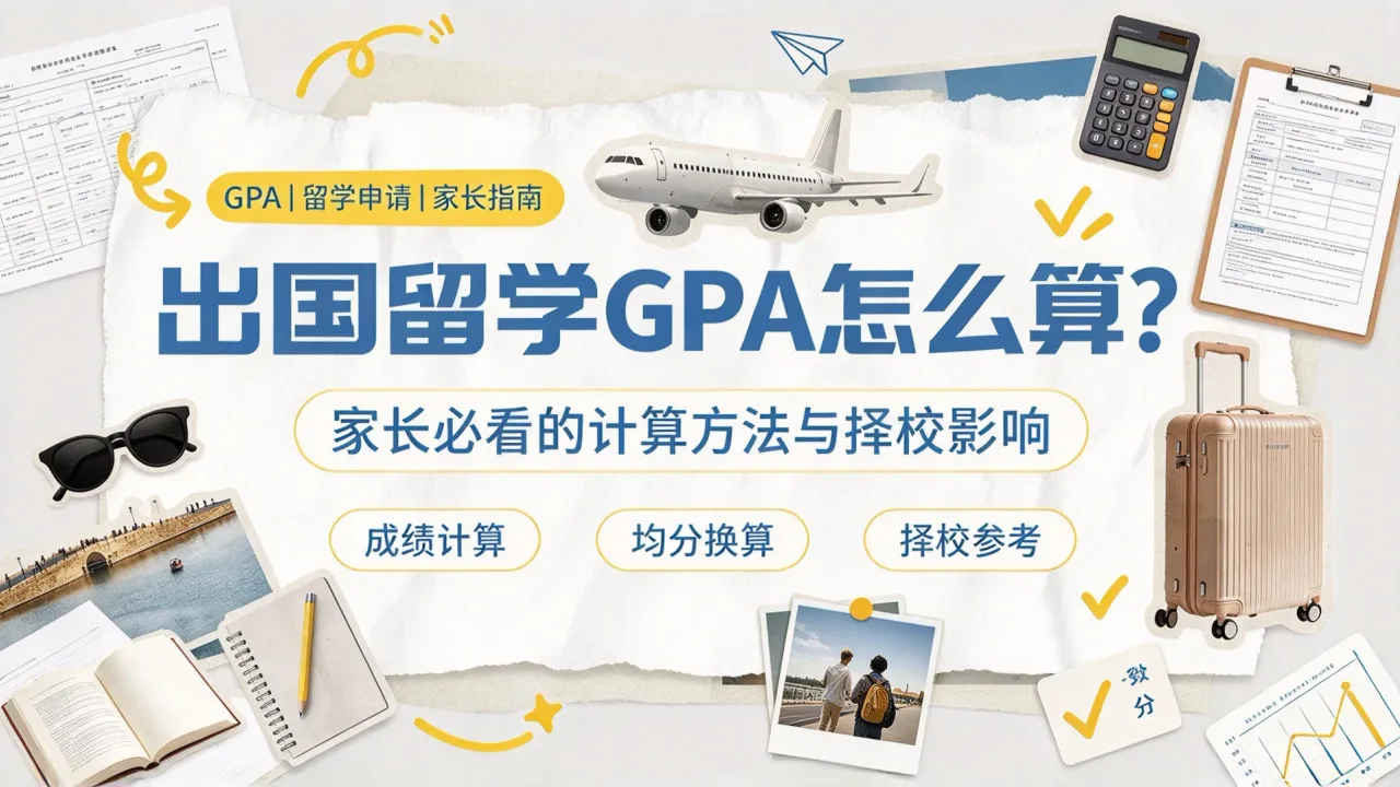 出国留学GPA怎么算？家长必看的计算方法与择校影响