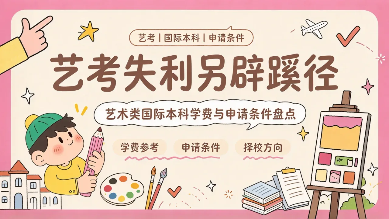 艺考失利另辟蹊径：艺术类国际本科学费与申请条件盘点