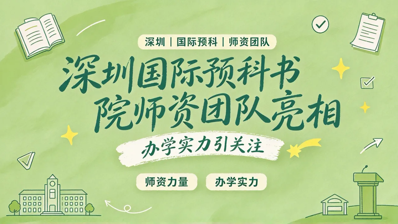 深圳国际预科书院师资团队亮相，办学实力引关注