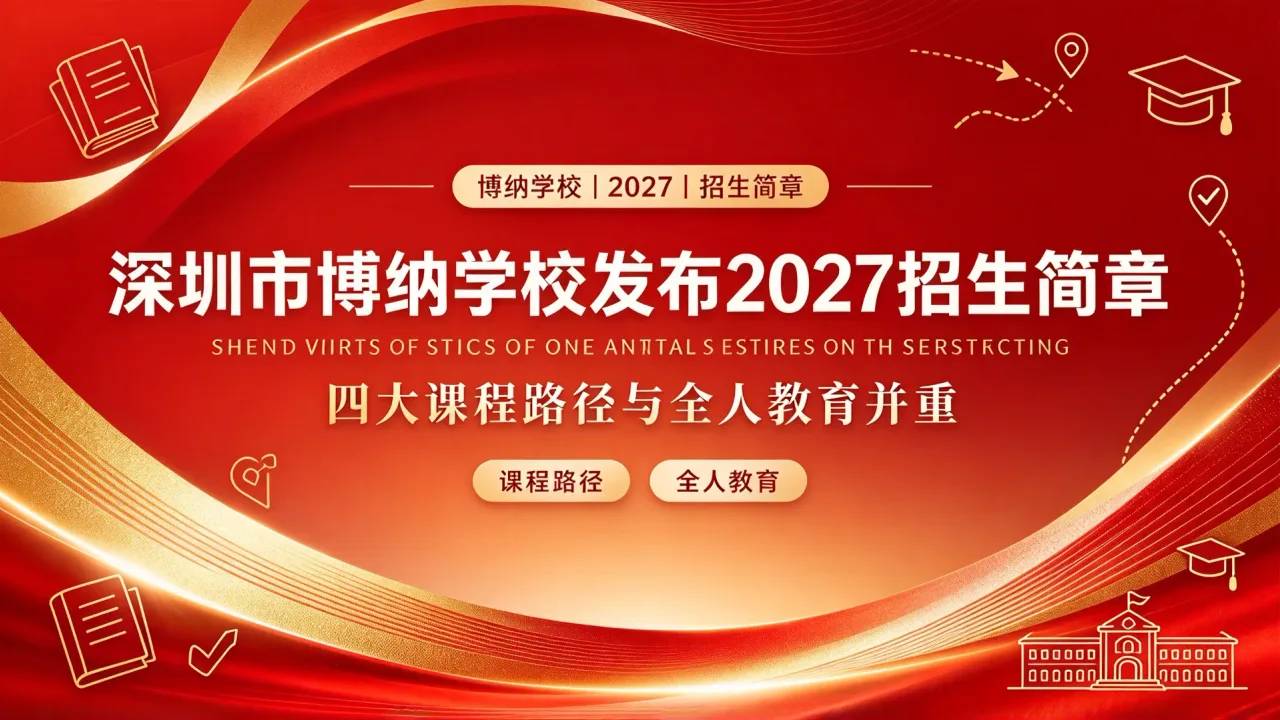 深圳市博纳学校发布2027招生简章：四大课程路径与全人教育并重