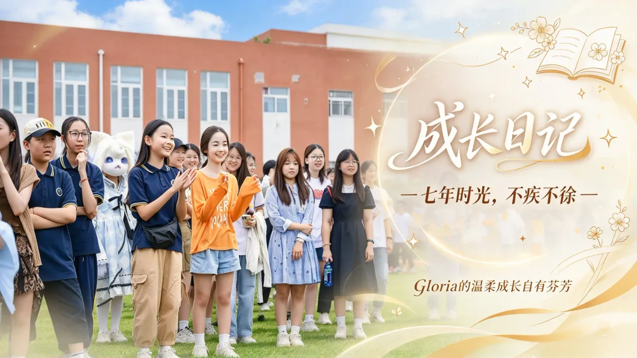 成长日记:七年时光,不疾不徐,Gloria的温柔成长自有芬芳