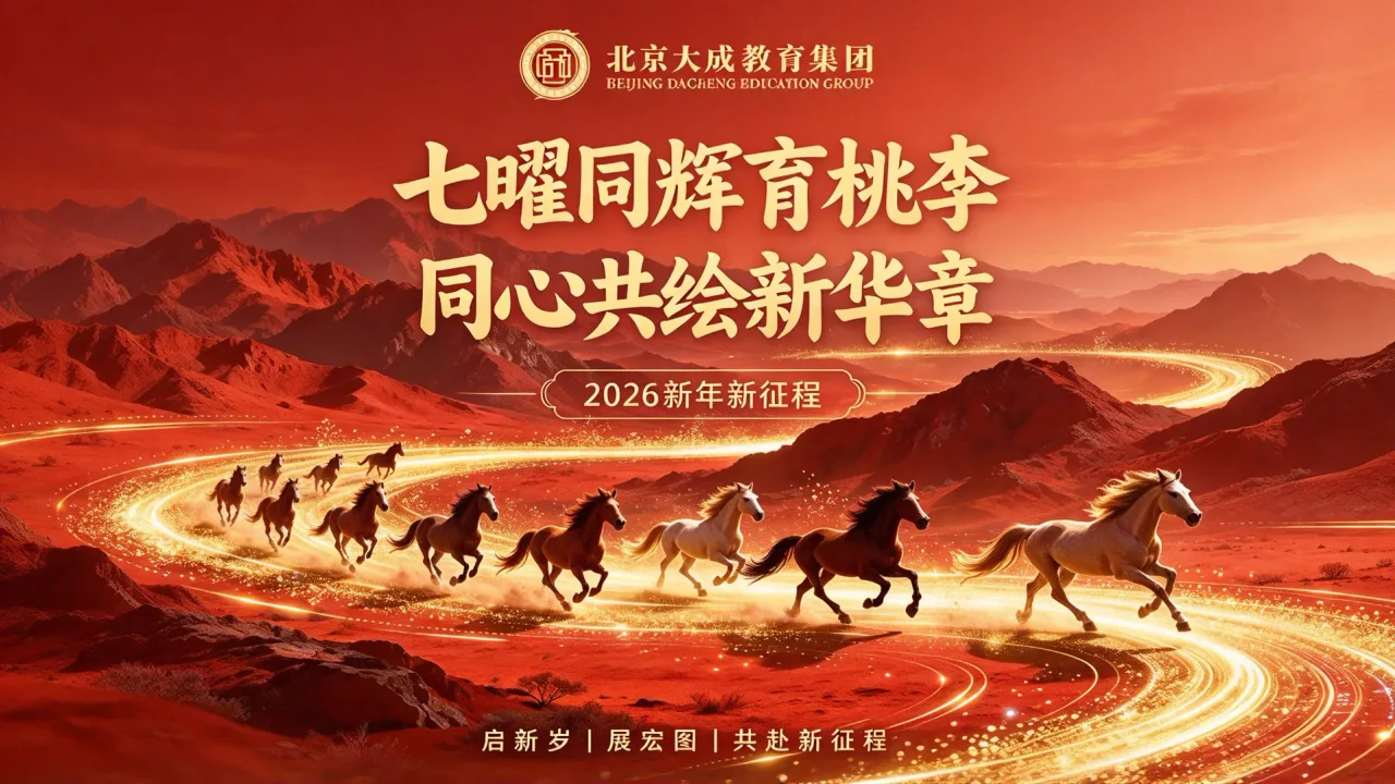 七曜同辉育桃李 同心共绘新华章——北京大成教育集团董事长张进新春致辞