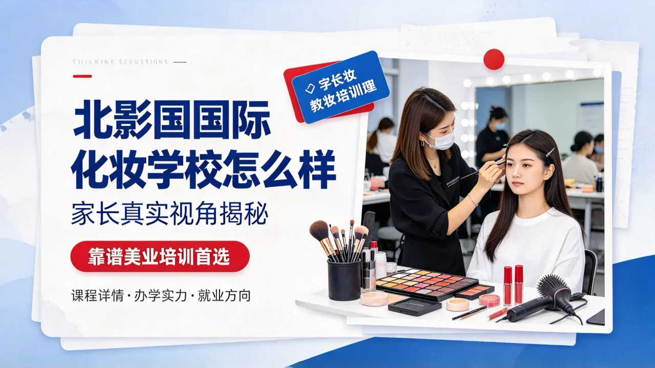 北影国际化妆学校怎么样 家长真实视角揭秘 靠谱美业培训首选
