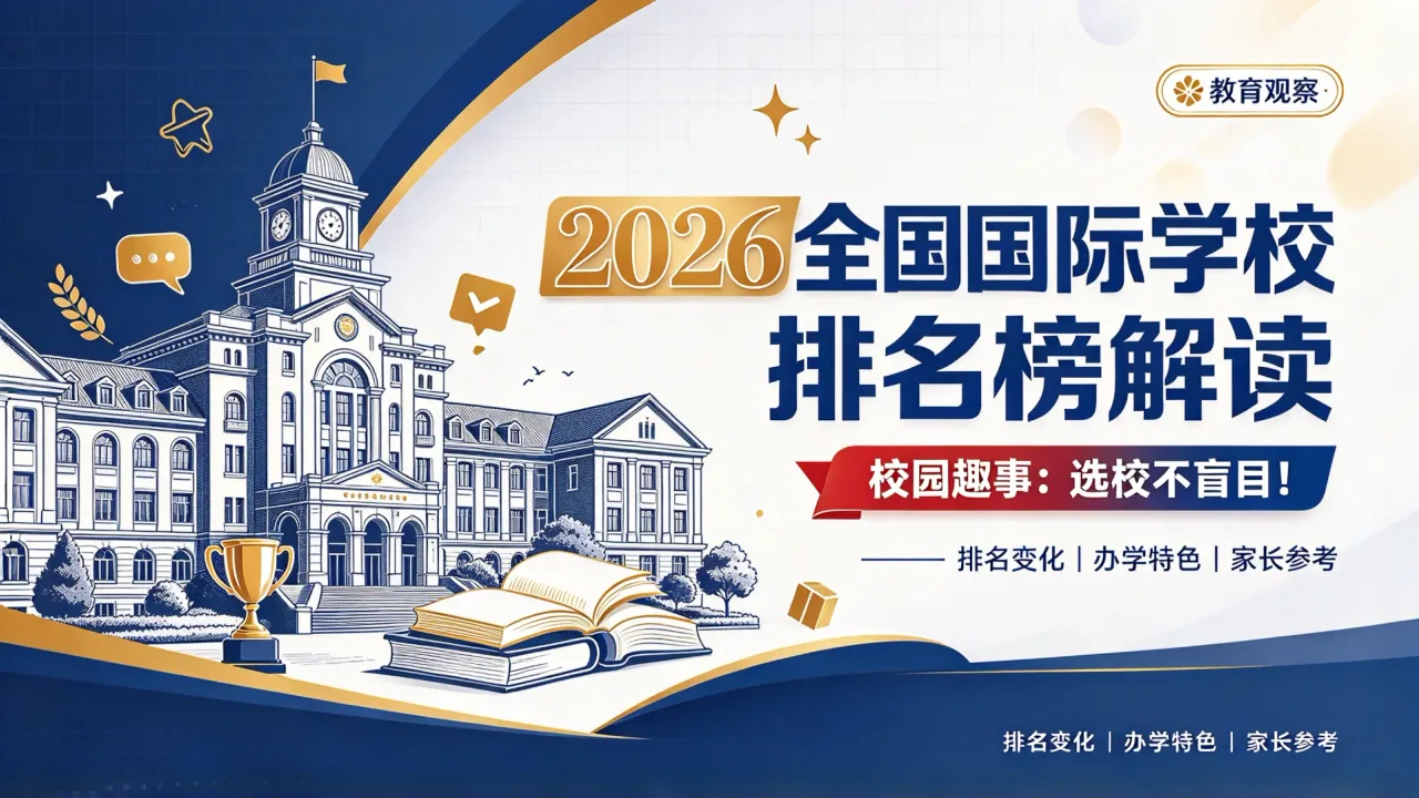 2026全国国际学校排名榜解读+校园趣事：选校不盲目！