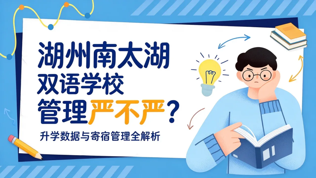 湖州南太湖双语学校管理严不严？升学数据与寄宿管理全解析