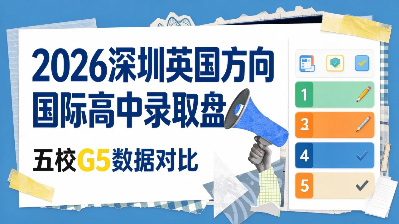 2026深圳英国方向国际高中录取盘点：五校G5数据对比
