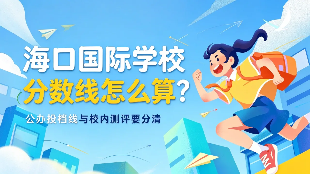 海口国际学校分数线怎么算？公办投档线与校内测评要分清