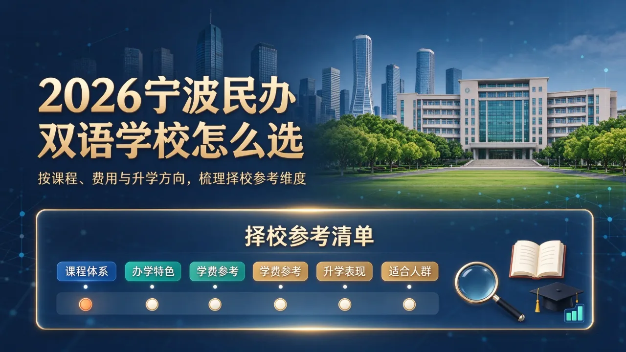 2026宁波民办双语学校怎么选？课程体系、英语教学与师资实力分析