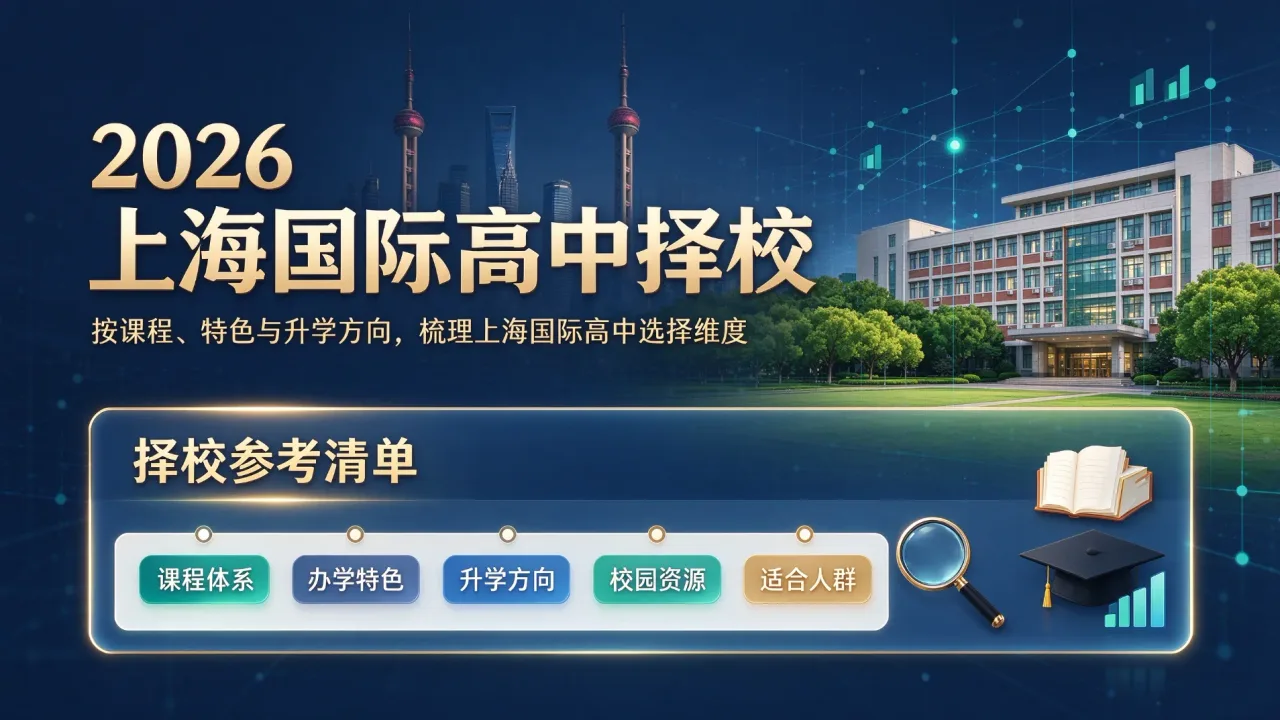 2026 上海国际高中择校｜三校横评：课程、升学与适配人群解析
