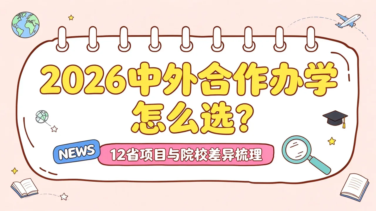 2026中外合作办学怎么选？12省项目与院校差异梳理