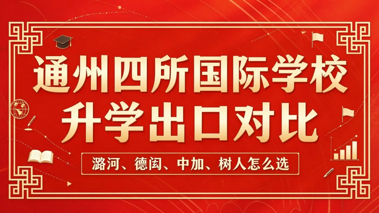 通州四所国际学校升学出口对比：潞河、德闳、中加、树人怎么选