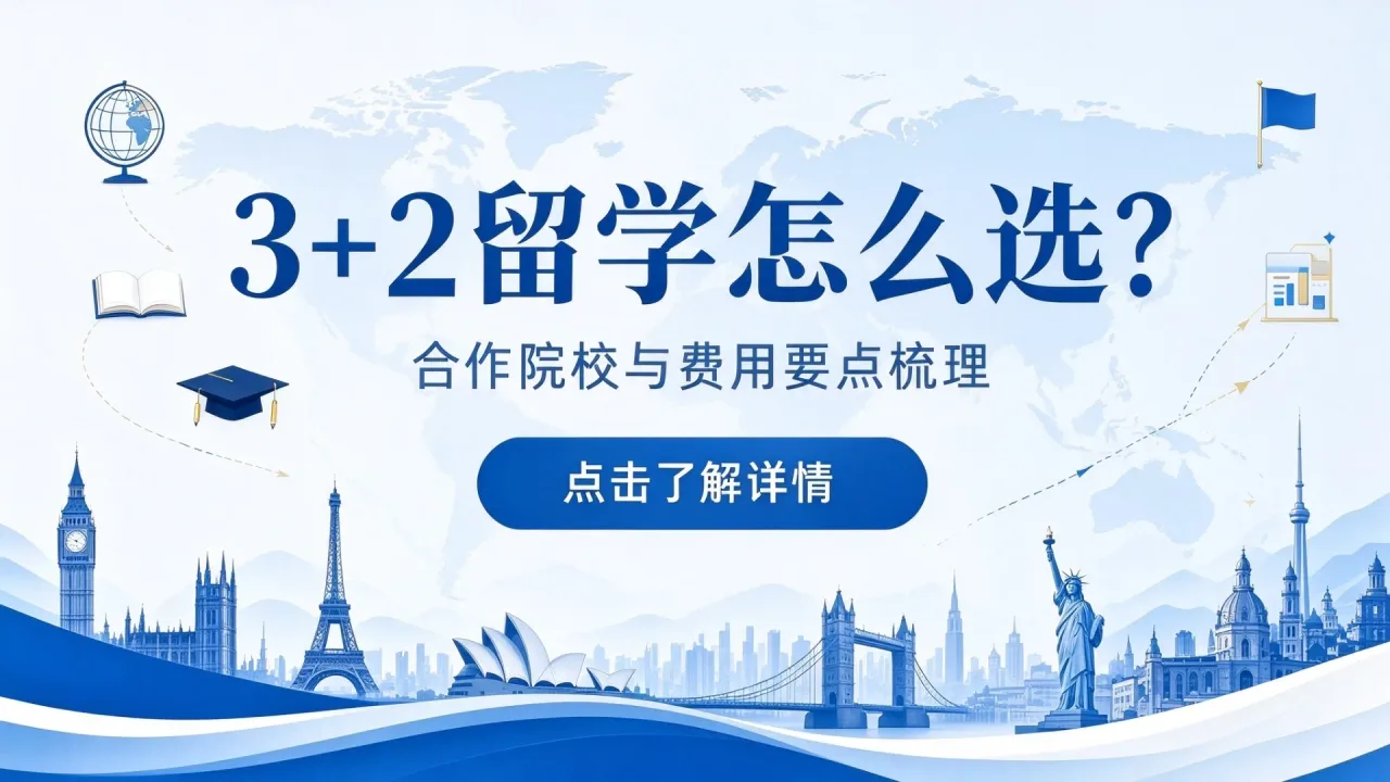 3+2留学怎么选？合作院校与费用要点梳理