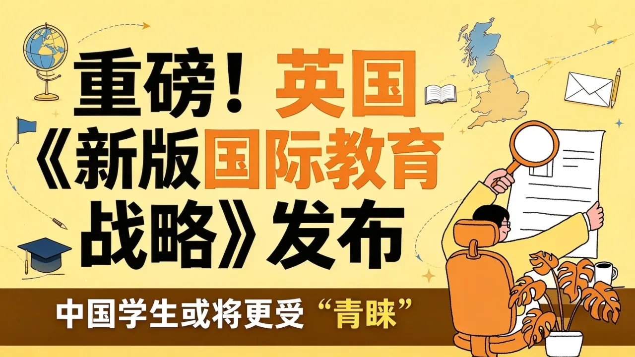 重磅!英国《新版国际教育战略》发布,中国学生或将更受“青睐”
