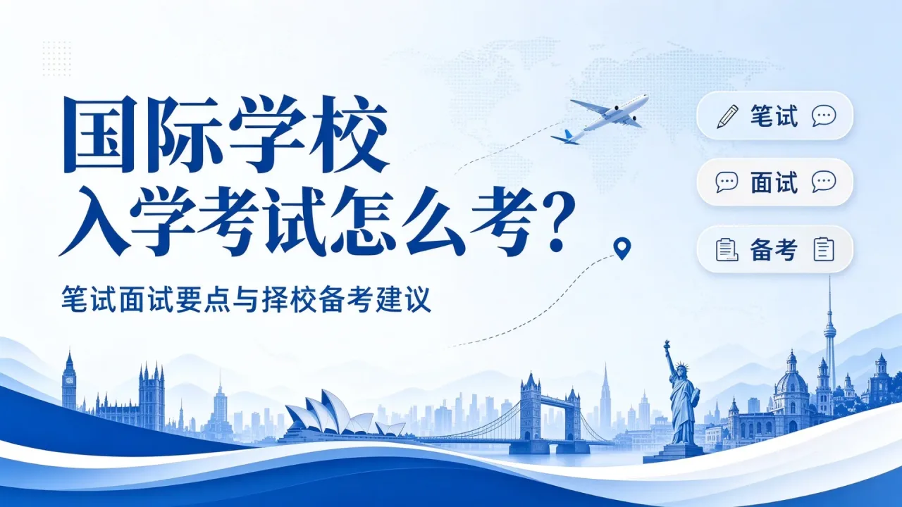 国际学校入学考试怎么考?笔试面试要点与择校备考建议