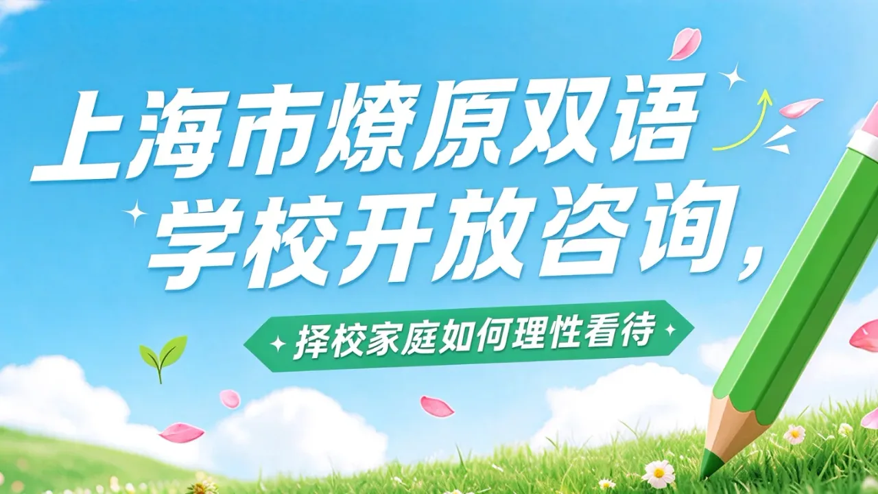 上海市燎原双语学校开放咨询,择校家庭如何理性看待
