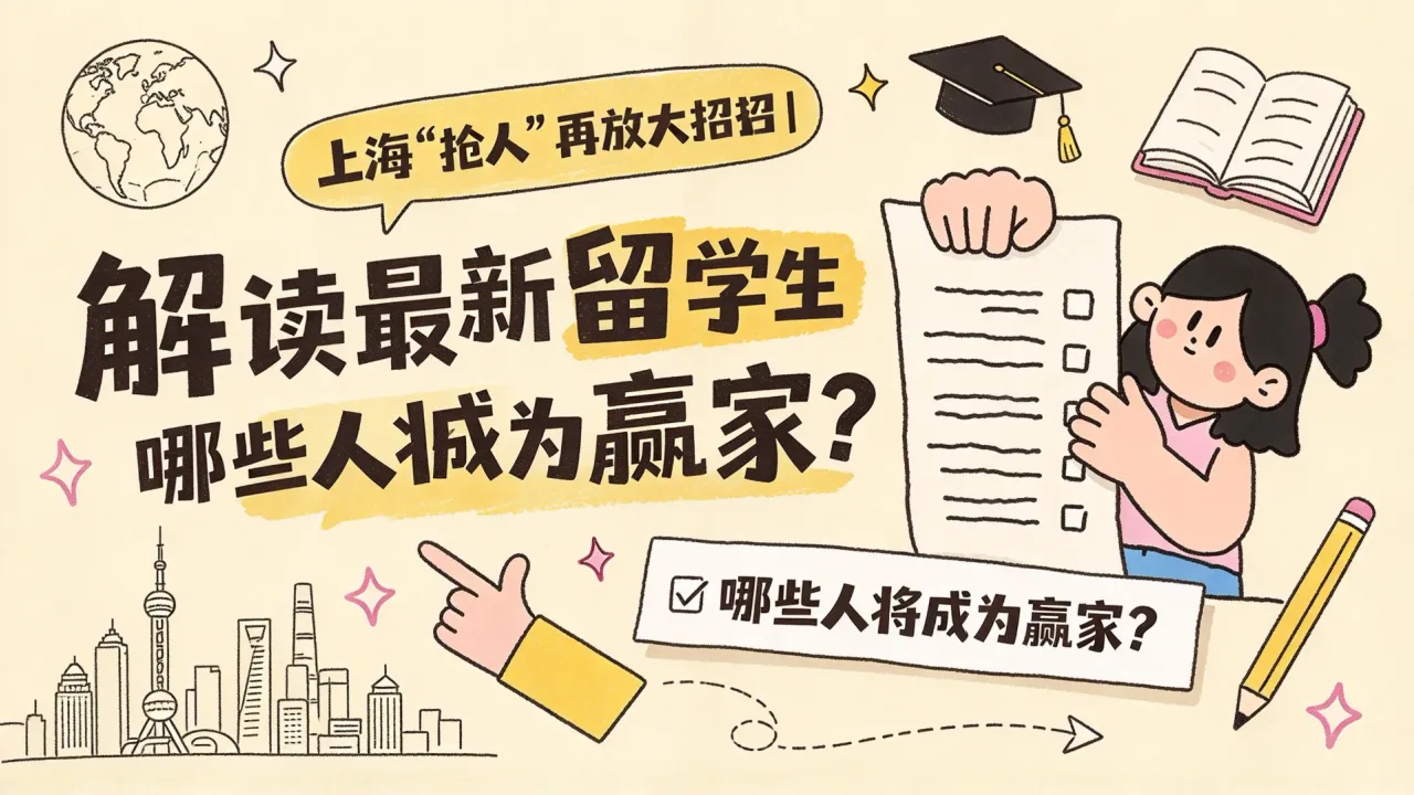 上海“抢人”再放大招丨解读最新留学生落户政策,哪些人将成为赢家?