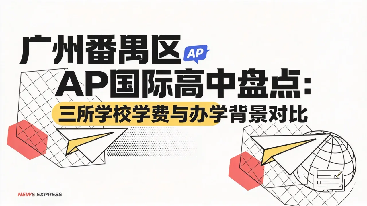 广州番禺区AP国际高中盘点:三所学校学费与办学背景对比