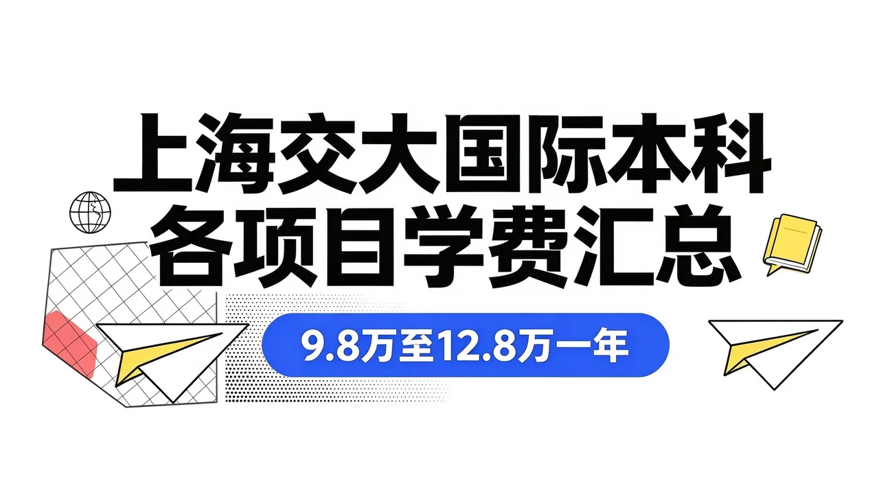 上海交大国际本科各项目学费汇总：9.8万至12.8万一年