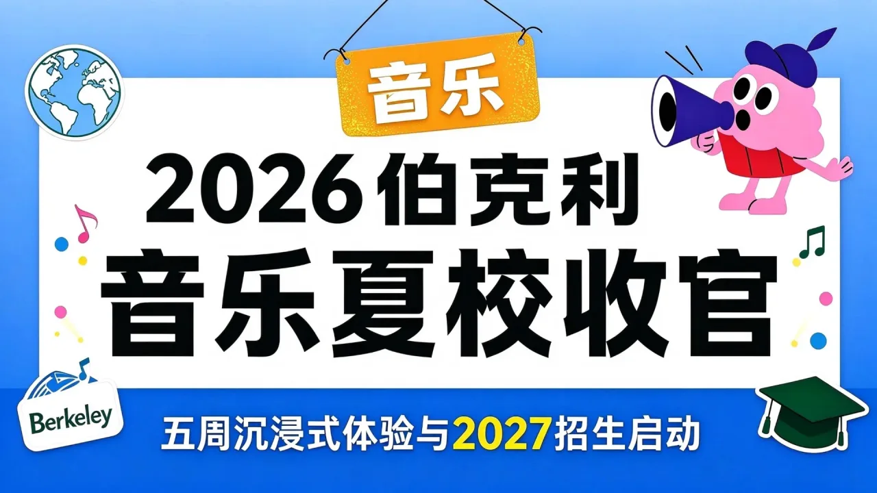 2026伯克利音乐夏校收官：五周沉浸式体验与2027招生启动