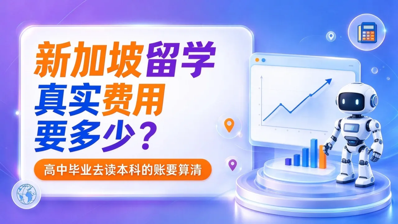 新加坡留学真实费用要多少？高中毕业去读本科的账要算清