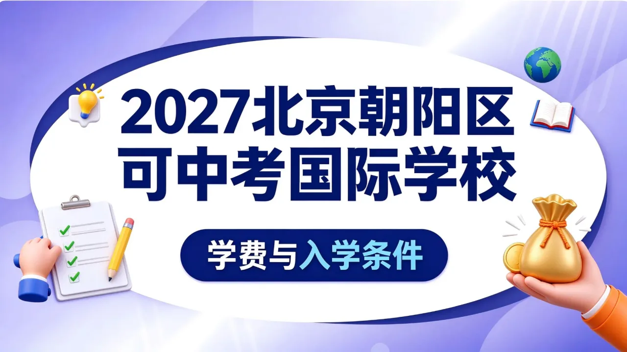 2027北京朝阳区可中考国际学校盘点:学费与入学条件