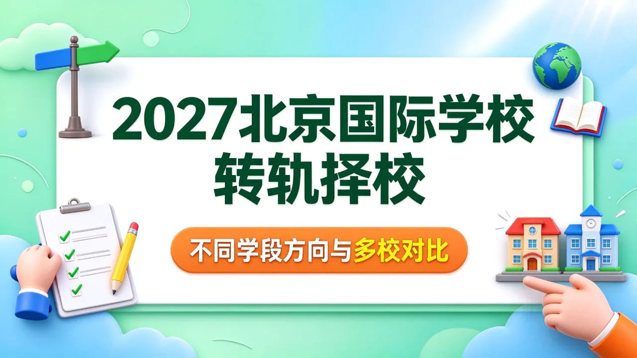2027北京国际学校转轨择校：不同学段方向与多校对比
