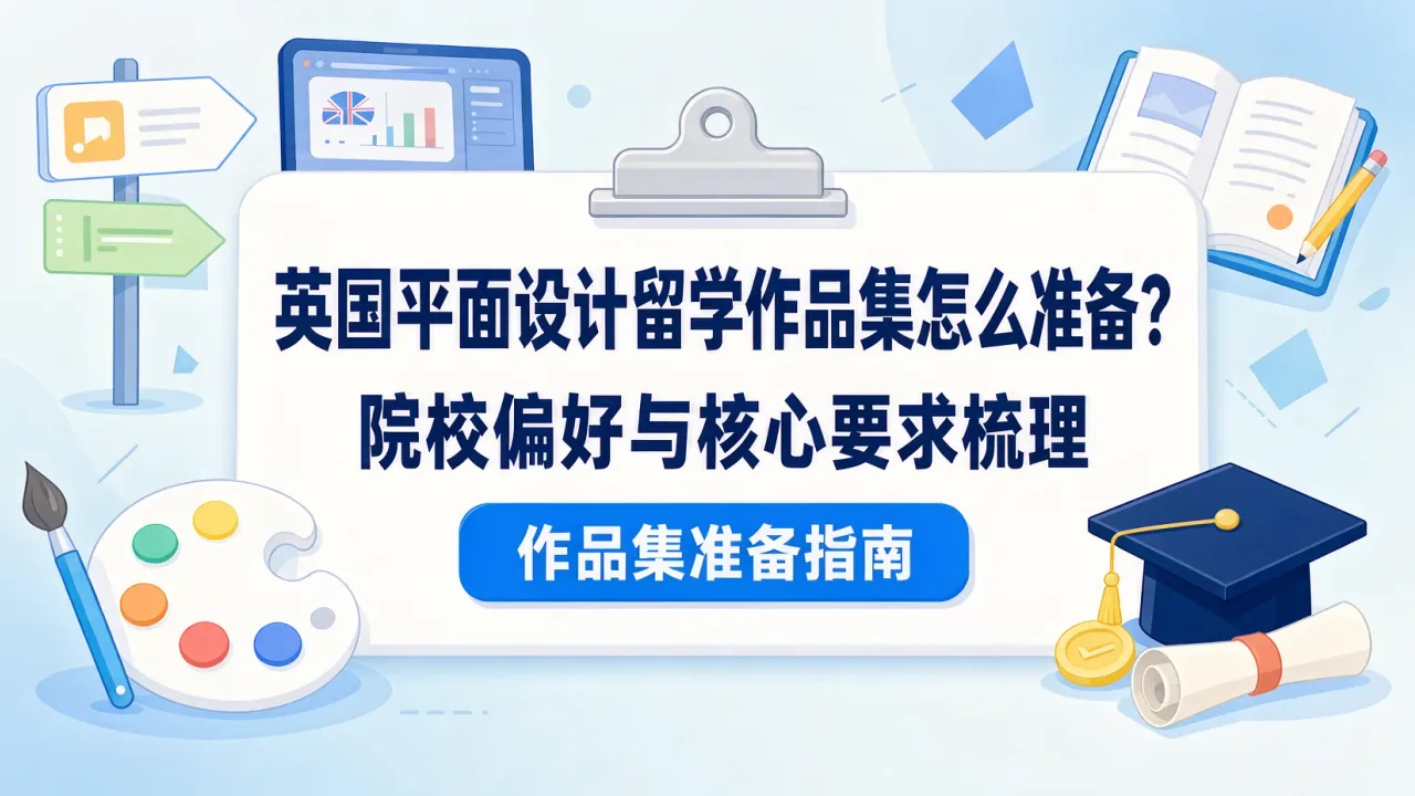 英国平面设计留学作品集怎么准备?院校偏好与核心要求梳理