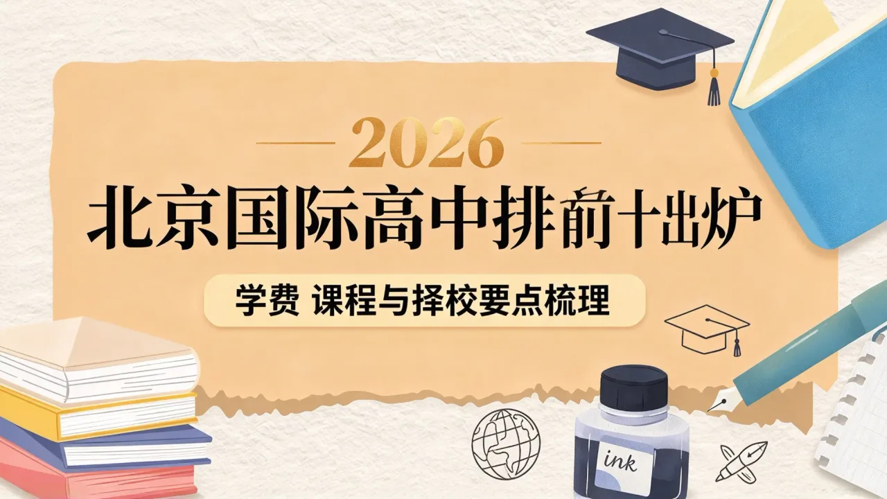 2026北京国际高中排名前十出炉,学费课程与择校要点梳理