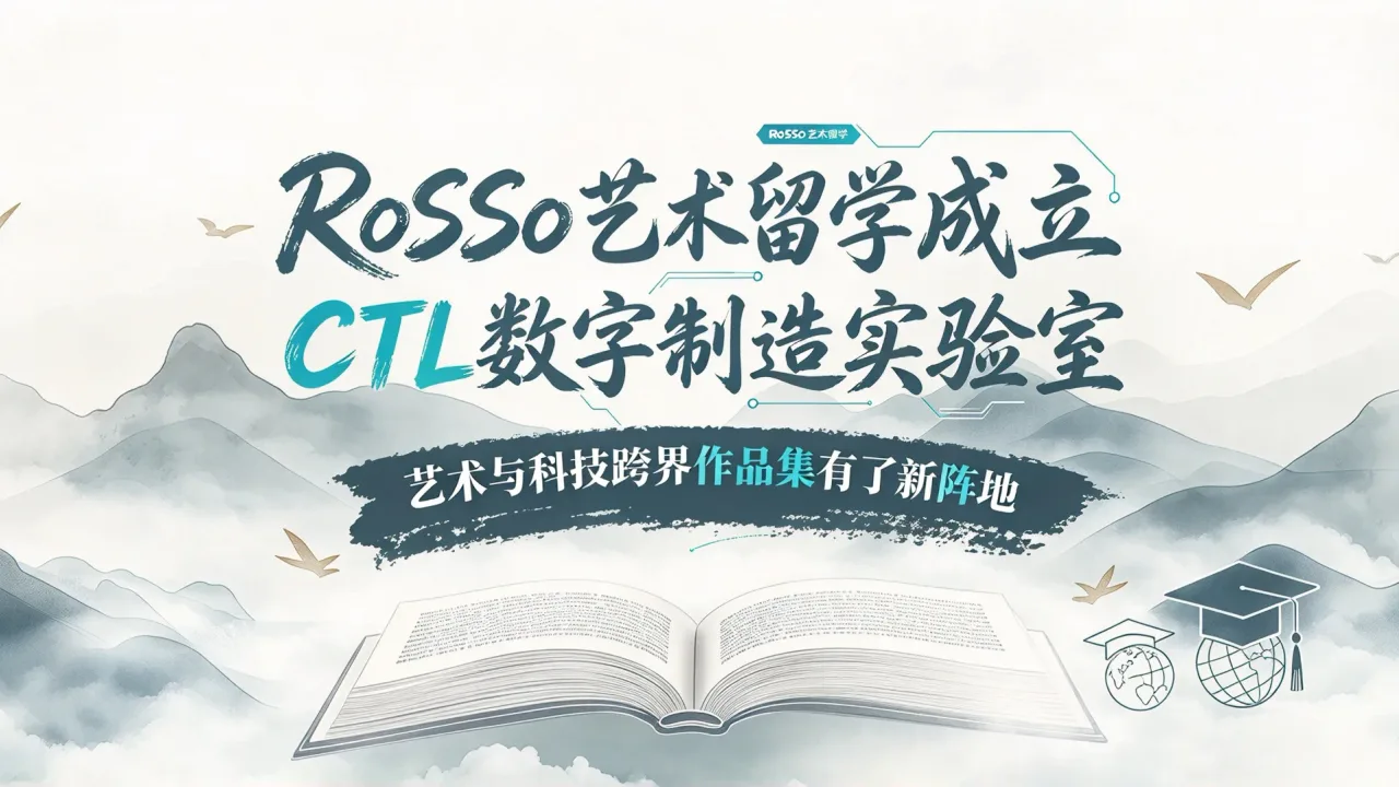 RoSSo艺术留学成立CTL数字制造实验室,艺术与科技跨界作品集有了新阵地