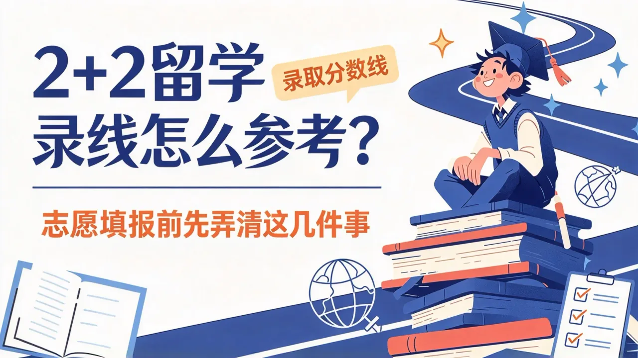 2+2留学录取分数线怎么参考?志愿填报前先弄清这几件事
