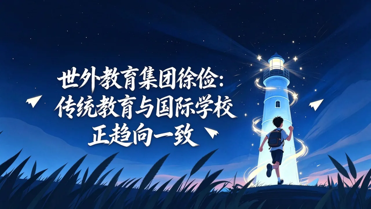 世外教育集团徐俭:传统教育与国际学校正趋向一致