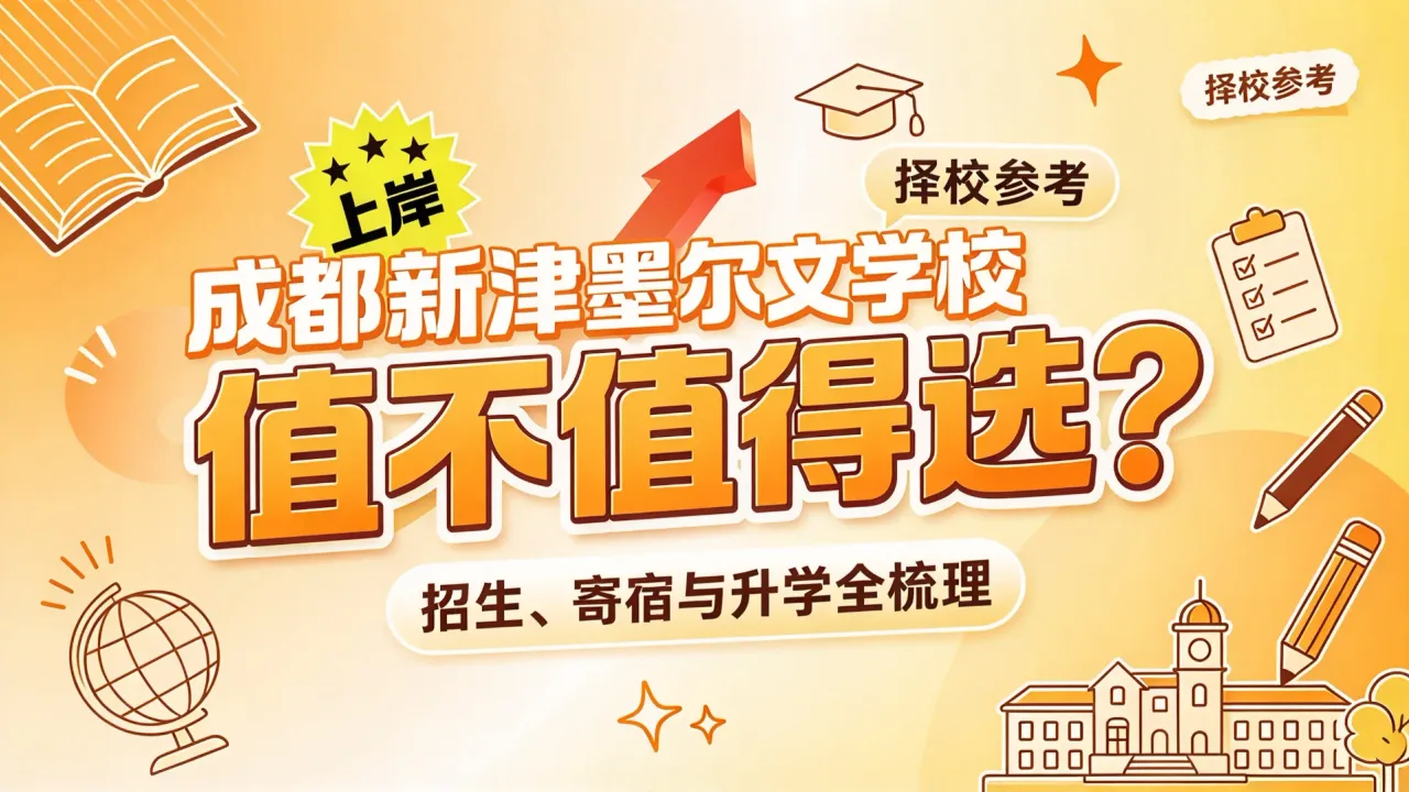 成都新津墨尔文学校值不值得选？招生、寄宿与升学全梳理