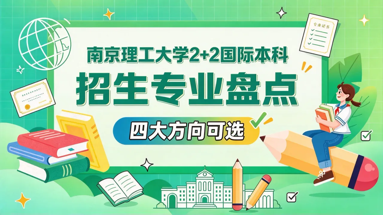 南京理工大学2+2国际本科招生专业盘点:四大方向可选