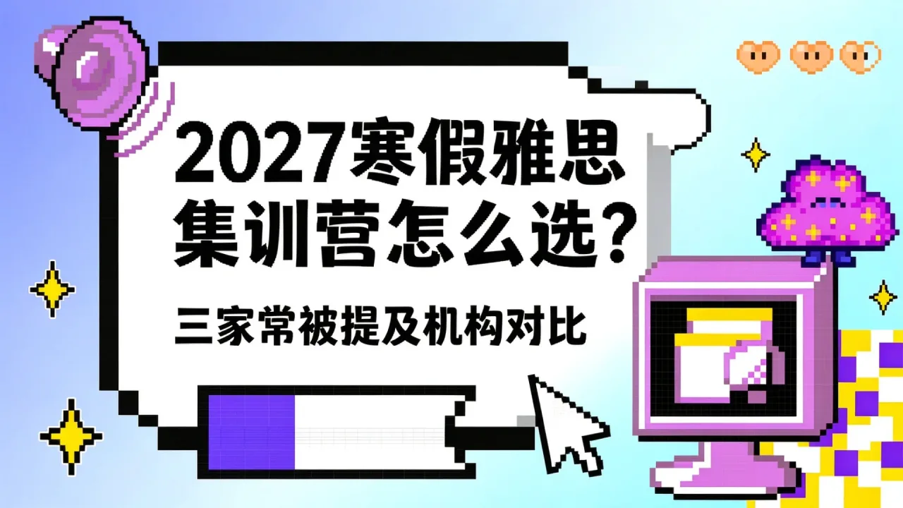 2027寒假雅思集训营怎么选？三家常被提及机构对比