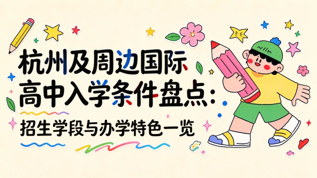 杭州及周边国际高中入学条件盘点：招生学段与办学特色一览