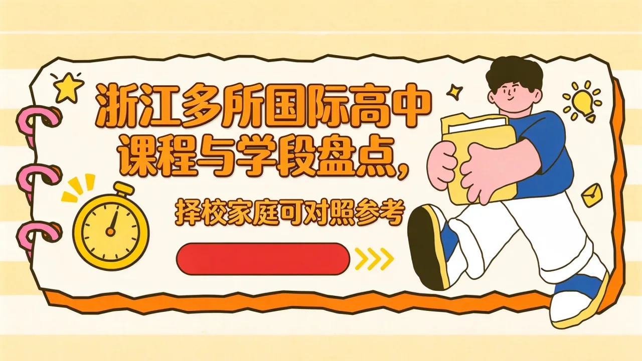 浙江多所国际高中课程与学段盘点，择校家庭可对照参考