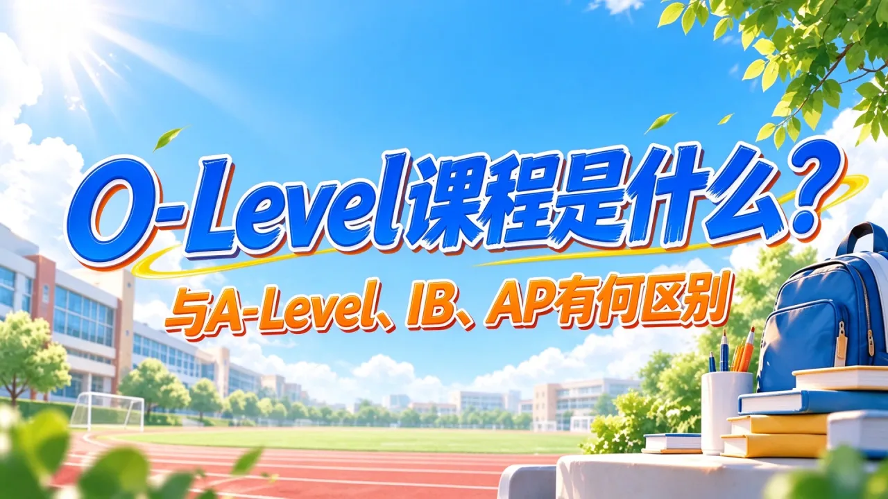 O-Level课程是什么？与A-Level、IB、AP有何区别