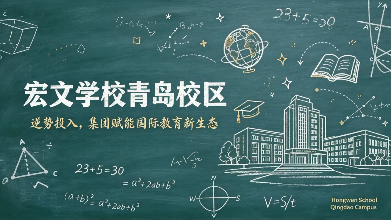 宏文学校青岛校区逆势投入，集团赋能国际教育新生态