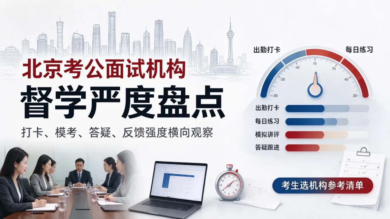 北京考公面试机构督学严度盘点：4个核心核验维度参考