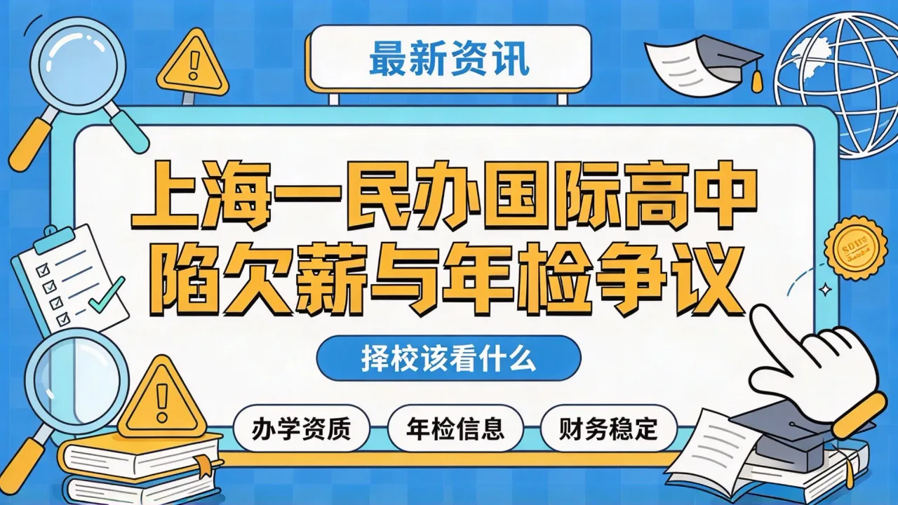 上海一民办国际高中陷欠薪与年检争议,择校该看什么