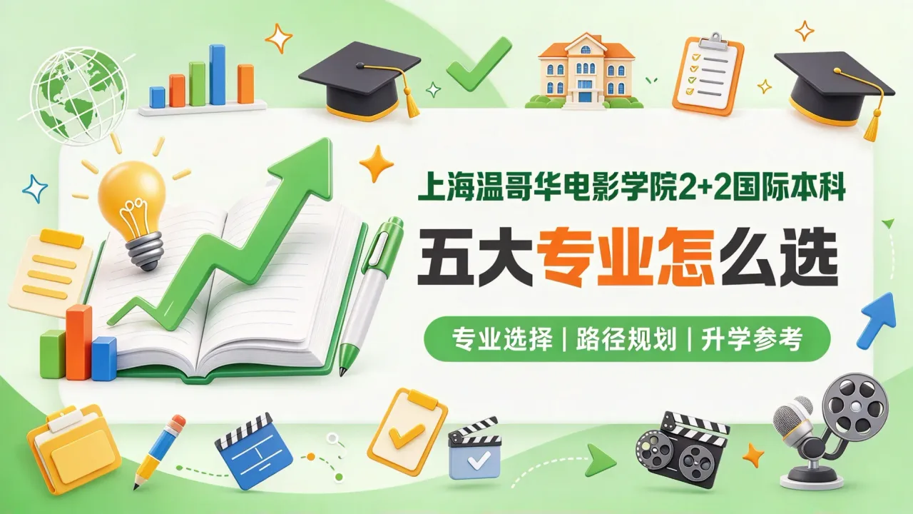 上海温哥华电影学院2+2国际本科五大专业怎么选