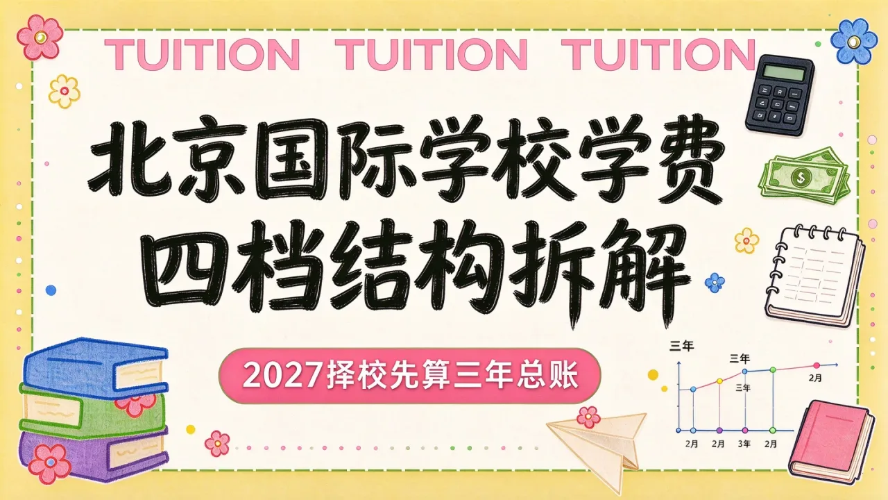 北京国际学校学费四档结构拆解，2027择校先算三年总账