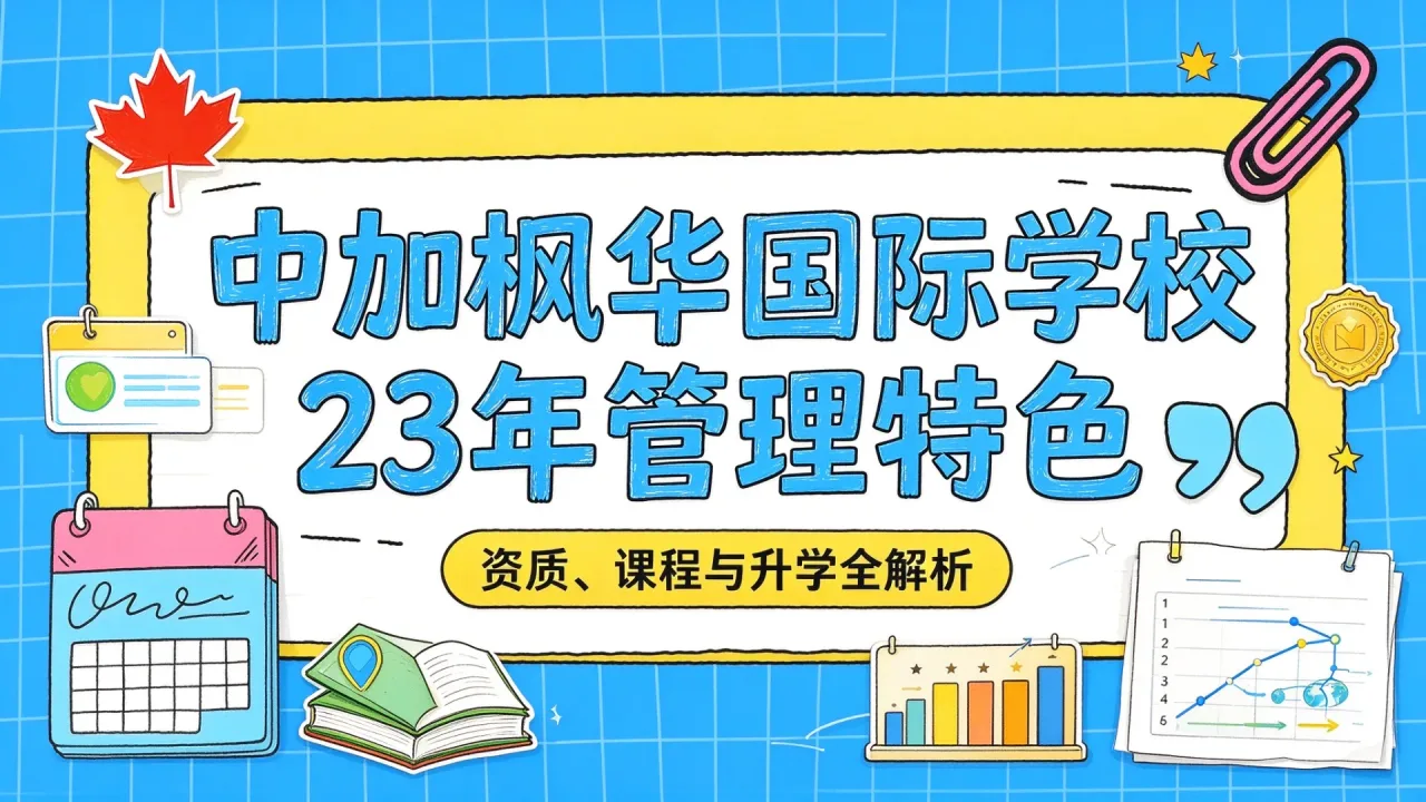 中加枫华国际学校23年管理特色：资质、课程与升学全解析