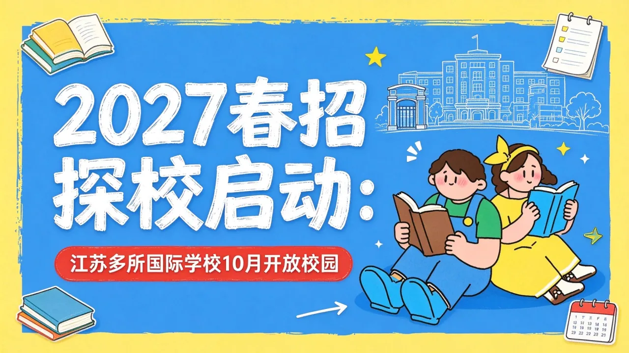 2027春招探校启动:江苏多所国际学校10月开放校园