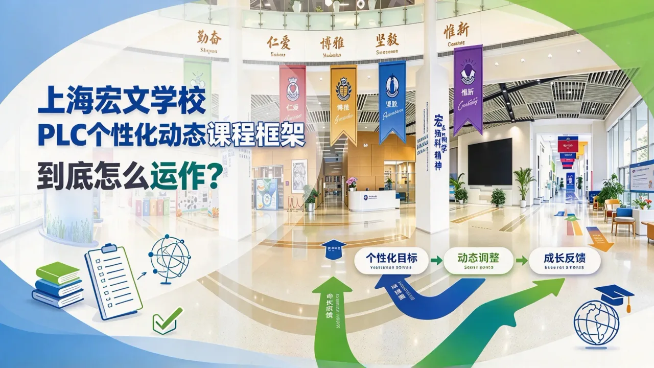 上海宏文学校PLC个性化动态课程框架,到底怎么运作?