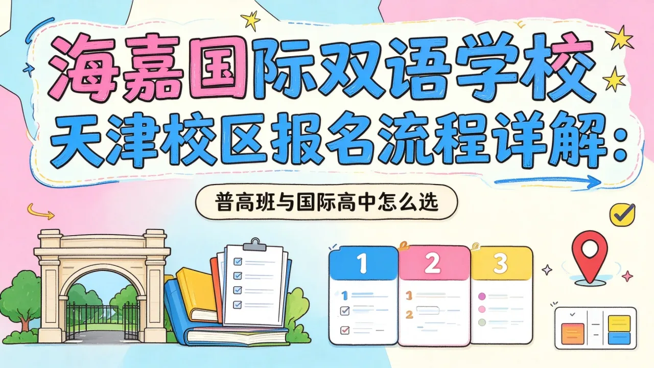 海嘉国际双语学校天津校区报名流程详解：普高班与国际高中怎么选