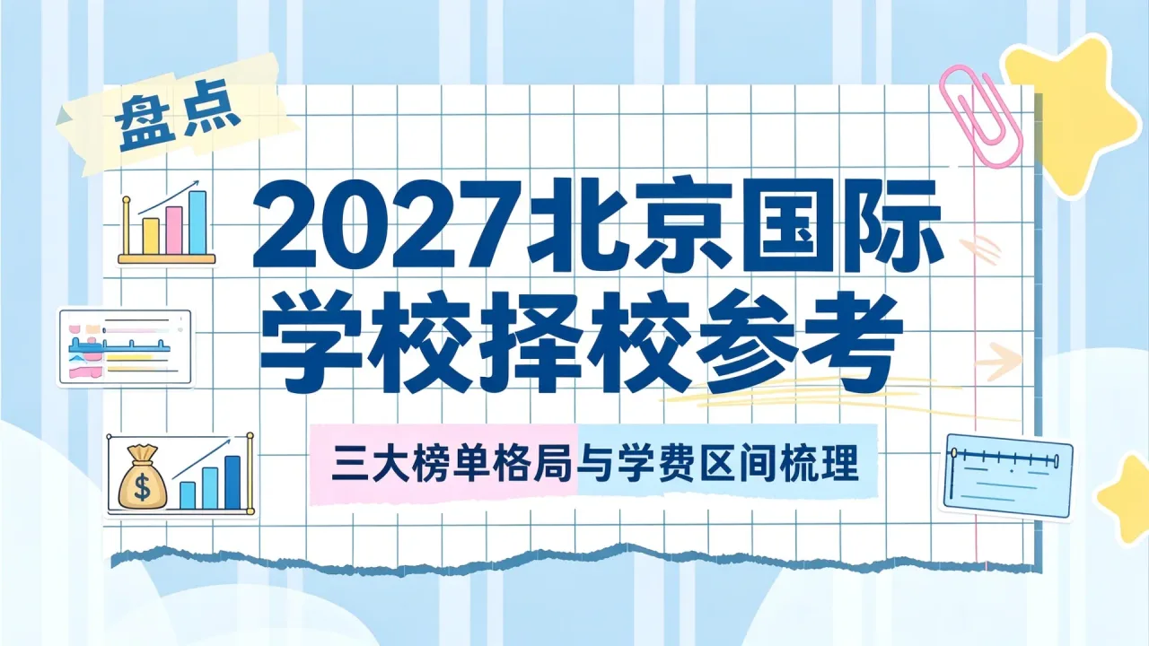 2027北京国际学校择校参考：三大榜单格局与学费区间梳理