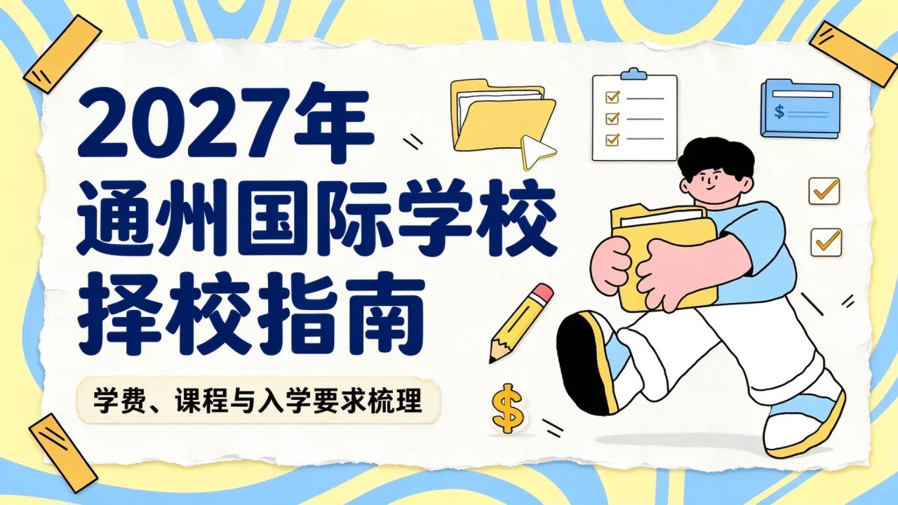2027年通州国际学校择校指南：学费、课程与入学要求梳理